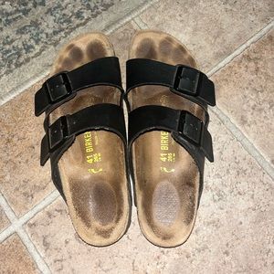 Birkenstock Black Arizona Sandals Size 10